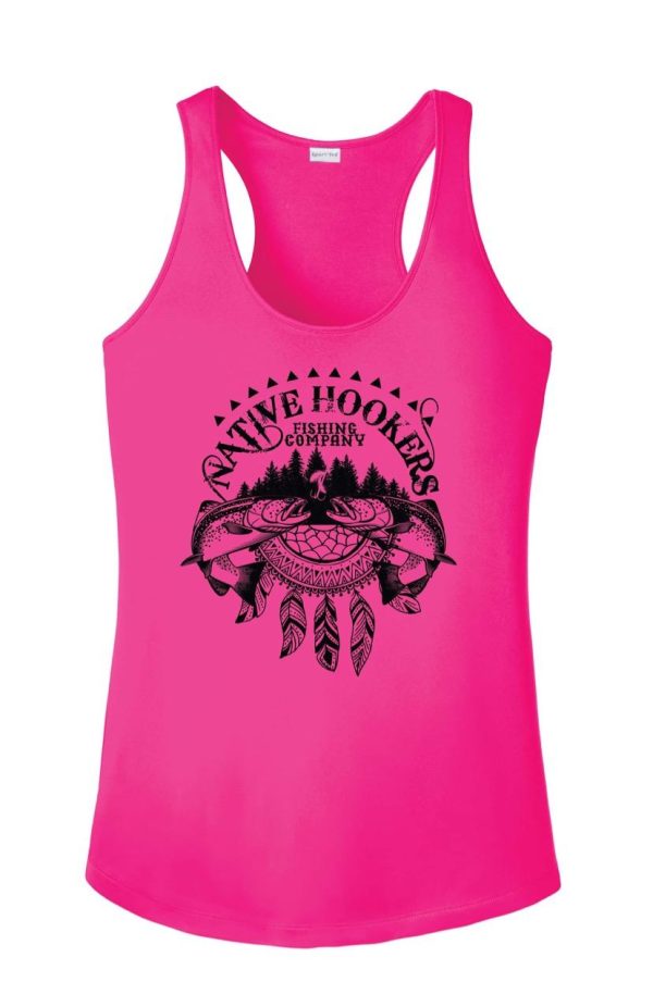 Women's Performance Tank- Pink